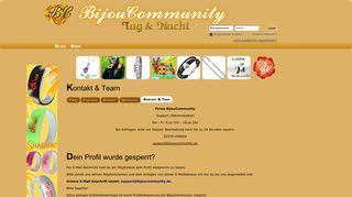 
                            8. Kontakt & Team - BijouCommunity der Juwel unter den Chats