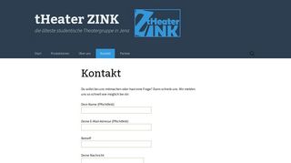 
                            2. Kontakt | tHeater ZINK