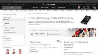 
                            11. Kontakt – Thomann Danmark