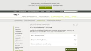 
                            6. Kontakt Udbetaling Danmark | ATP - ATP.dk