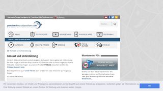 
                            4. Kontakt und Unterstützung › pocketnavigation.de | Navigation | GPS ...