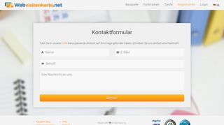 
                            9. Kontakt - Webvisitenkarte.net