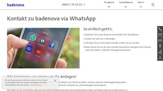 
                            10. Kontakt zu badenova via WhatsApp