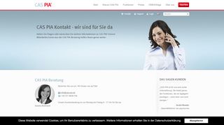 
                            5. Kontakt zu CAS PIA