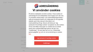 
                            2. Kontakta oss | Adressändring