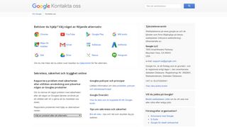 
                            7. Kontakta oss – Google