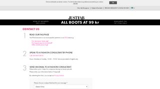 
                            11. Kontakta oss | JustFab