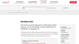 
                            5. Kontakta Stim | Stim