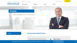
                            9. Kontakt|Augsburger Aktienbank