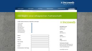 
                            5. Kontaktdaten - incoWEB