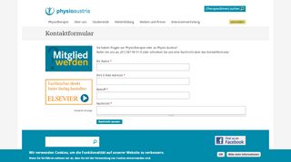 
                            7. Kontaktformular | physioaustria.at