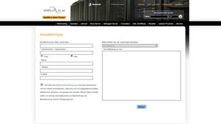 
                            4. Kontaktformular - WEBPLUS24 - Webhosting, Serverhosting, Domains