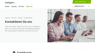 
                            13. Kontaktieren Sie uns | cashgate.ch