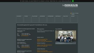 
                            5. Kontaktieren Sie uns | NIKKUS Veranstaltungstechnik GmbH