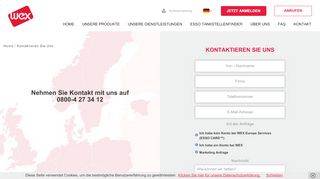 
                            3. Kontaktieren Sie Uns | WEX Europe Services