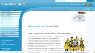 
                            6. Kontaktlinsen für Sie seit 2002 - über Linsenplatz.de