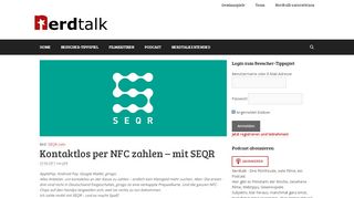 
                            13. Kontaktlos per NFC zahlen – mit SEQR – Nerdtalk – Der Podcast über ...