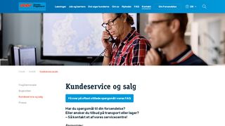 
                            6. Kontaktoplysninger på Danske Fragtmænds kundeservice