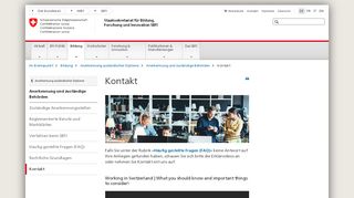 
                            11. Kontaktstelle - SBFI - Der Bundesrat admin.ch