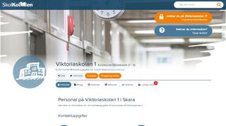 
                            12. Kontaktuppgifter till personalen på Viktoriaskolan i Skara - Skolkollen.se