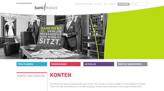 
                            5. Konten | Bank Thalwil - die Bankwerker