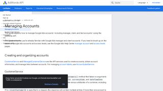 
                            12. Konten verwalten | AdWords API | Google Developers