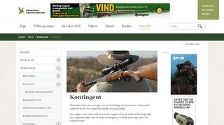 
                            11. Kontingent - Danmarks Jægerforbund