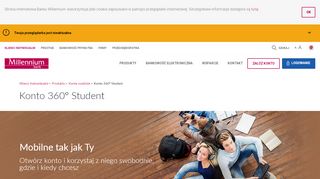 
                            1. Konto 360° Student - Konta osobiste - Bank Millennium