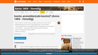 
                            9. konto anmeldenubi-konto: Anno 1404 - Venedig - Spieletipps