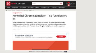 
                            10. Konto bei Chrome abmelden – so geht es | TippCenter