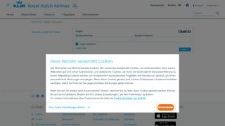 
                            8. Konto gesperrt - KLM.com