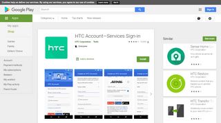 
                            2. Konto HTC — logowanie do usług – Aplikacje w Google Play