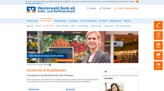 
                            12. Konto & Karten - Westerwald Bank eG, Volks- und Raiffeisenbank