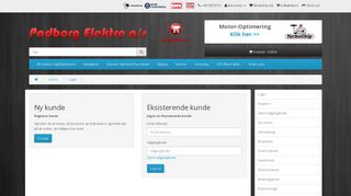 
                            9. Konto login - padborg elektro as