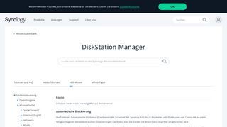 
                            3. Konto - Synology DSM Hilfe | Synology Inc.