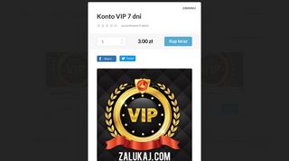 
                            12. Konto VIP 7 dni - zalukaj.tv - Konta VIP (premium).