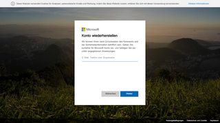 
                            12. Konto wiederherstellen - Microsoft account