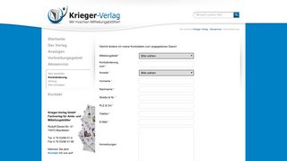 
                            9. Kontoänderung - Krieger Verlag