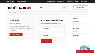 
                            4. Kontoinloggning - MiniFinder