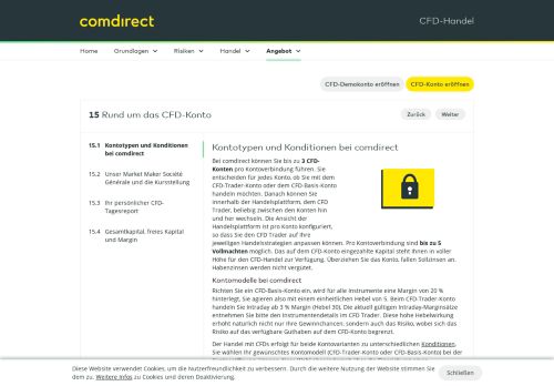 
                            3. Kontotypen und Konditionen bei comdirect - Rund um das CFD-Konto ...