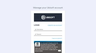 
                            1. Kontoverwaltungsseite - Ubisoft Account