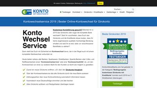 
                            11. Kontowechselservice 2019 | Bester Online-Kontowechsel für Girokonto