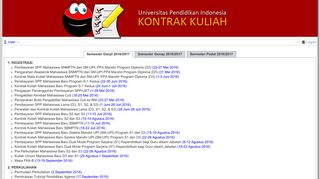 
                            8. Kontrak Kuliah - SIAK :: UPI