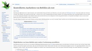 
                            5. Kontrolliertes Ausfuehren von Befehlen als root – Linupedia - Linux-Club