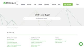 
                            3. Kontrollpanel – Mystore Support
