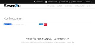 
                            7. Kontrollpanel - | Space2u Webhosting