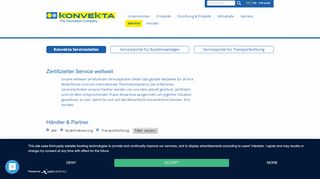 
                            3. Konvekta Servicestellen - Konvekta AG