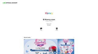 
                            4. Konvy.com Account Page | LINE