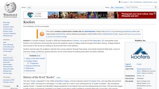 
                            7. Koofers - Wikipedia