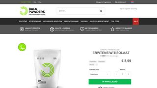 
                            9. Koop erwteneiwitisolaat-poeder Nederland | BULK POWDERS®